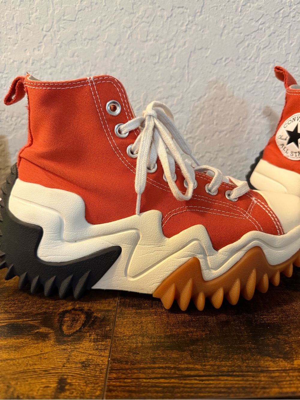 Converse Run Star Motion Platform High Color Mantra Orange Men's 6.5 Womens 8 - Picture 6 of 12